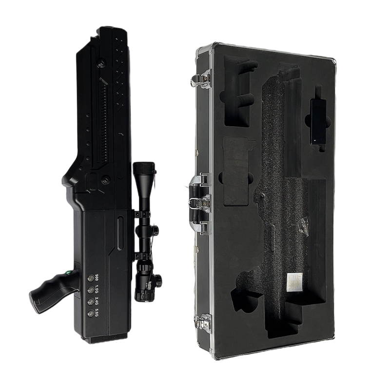  湘阴手持便携式枪型低空防御反制四通道A型